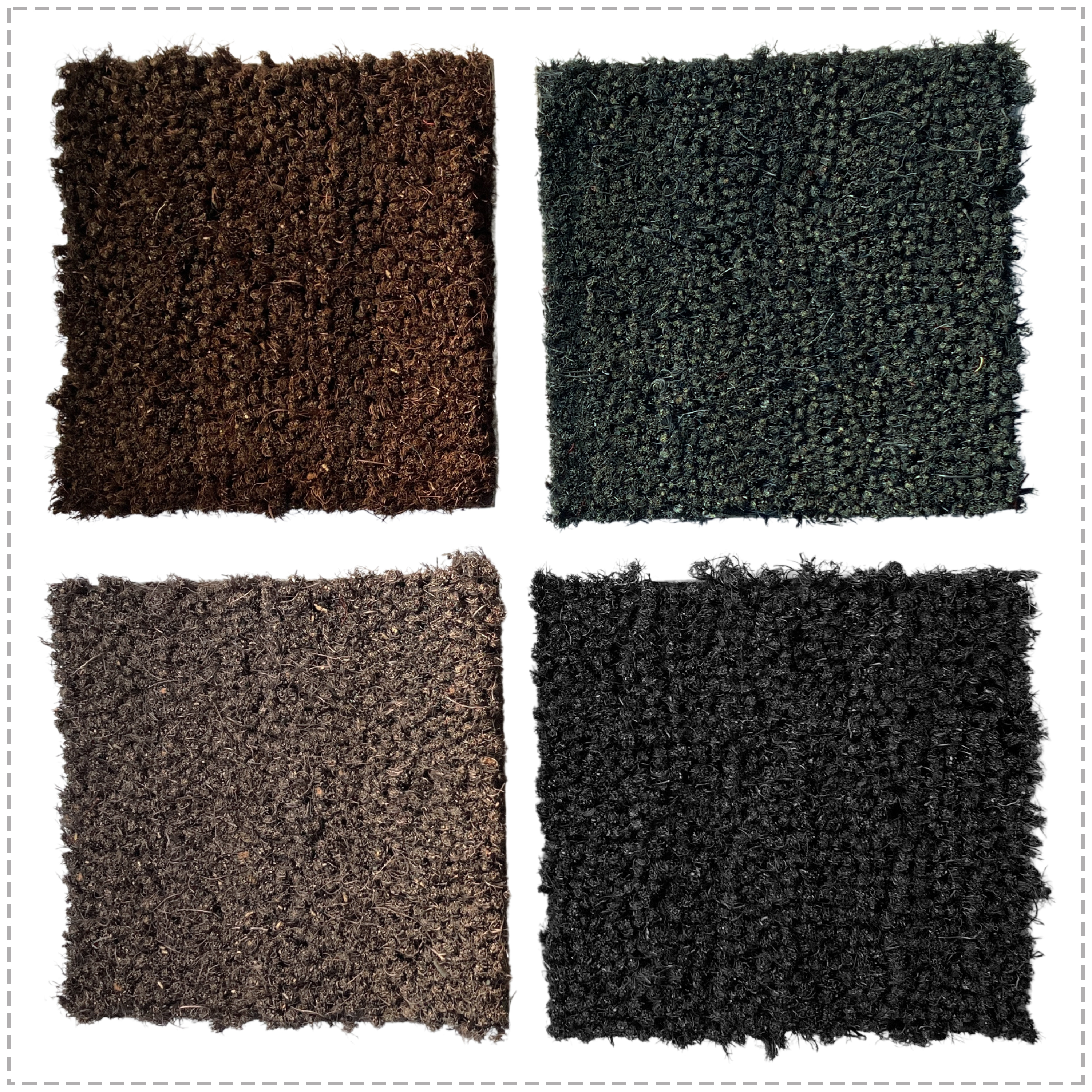Cut-to-Size Premium Coloured PVC Backed Coir Matting