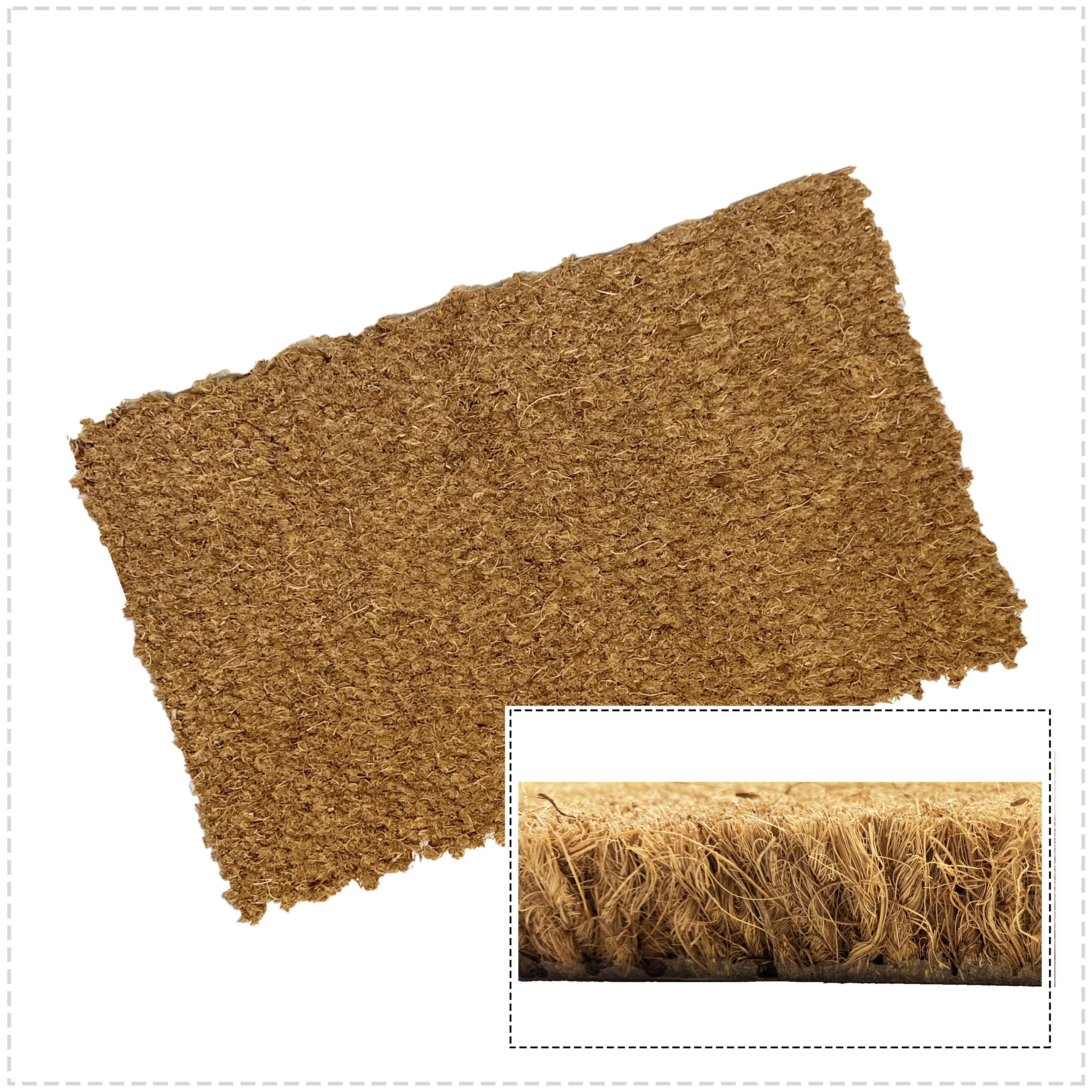 Cut-to-Size Heavy Duty PVC Backed Coir Matting